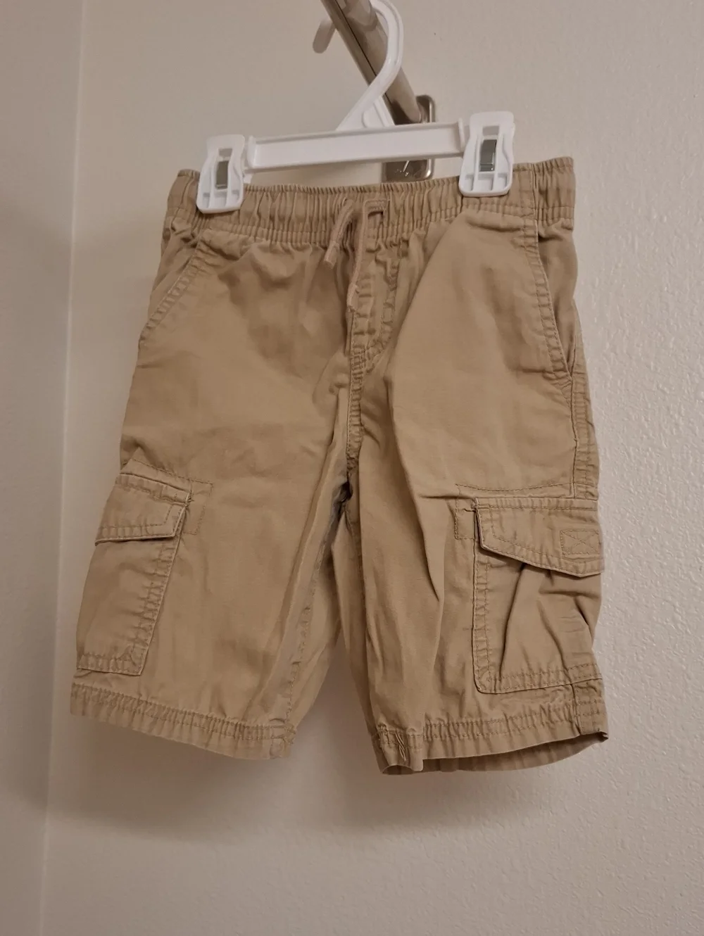 Epic Threads Khaki Cargo Shorts with Drawstring Waist